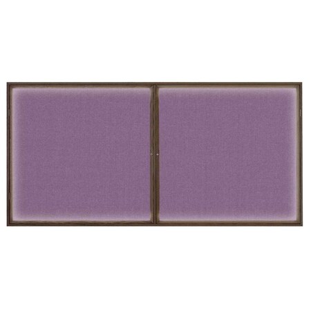United Visual Products Open Faced Easy Tack Board, 96"x48", Green Fabric/White UV9011AEZ-GREEN-WHITE